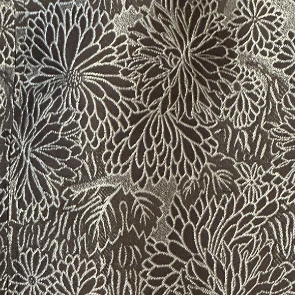 Eliza J Women 10 Dress Sheath Beaded Sleeveless Silver Floral Black Formal - Picture 4 of 10